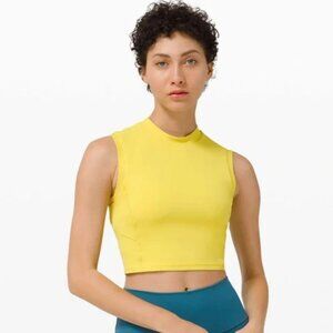 Lululemon Sweat Intention Tank in Yellow Serpentine